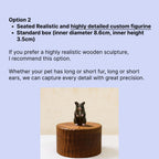 Handmade Wooden Hamster Memorial Urn: Hamster Ashes Keepsake Box by photo, pet memorial gift, pet personalised keepsake, Jewelry box
