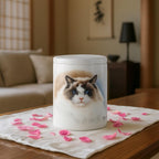 Large Custom Pet Portrait Urn Hand Painted Ceramic Dog Cat Ashes Jar｜Pets Up to 10 lbs｜Personalized Memorial｜Pet Loss Keepsake｜Cremation Urn