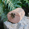 Natural Bark Wood Keepsake Box, Small Pet Urn, Eco Friendly Mini Memorial Box, Wooden Ashes Holder, Jewellery Box, Rustic Woodland Decor