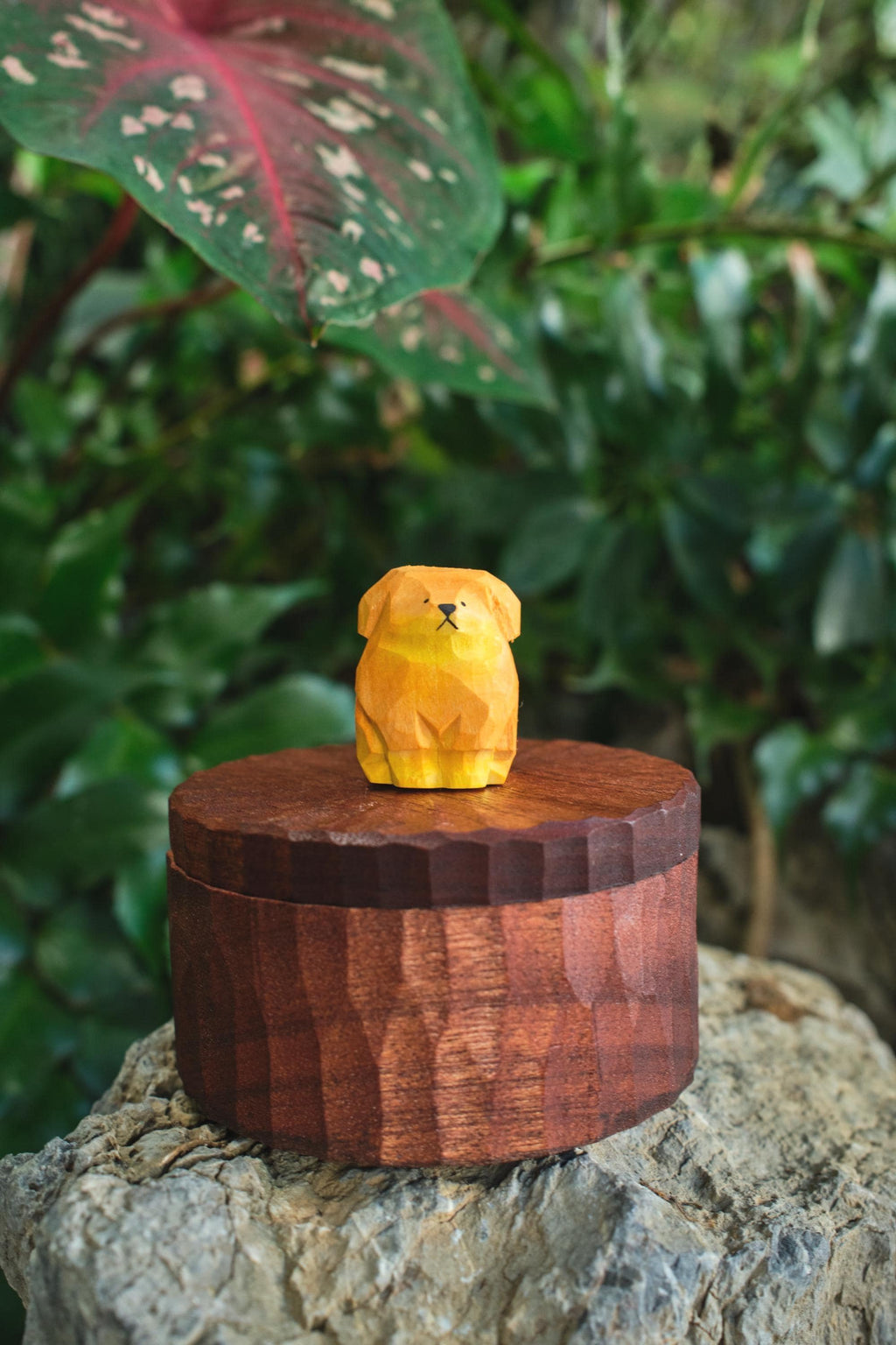 Handmade Wooden Dog Ashes Urn: Custom Dog Figurine by photo, Pet Memorial Gift, Natural Pet Personalised Keepsake, Jewellry Box