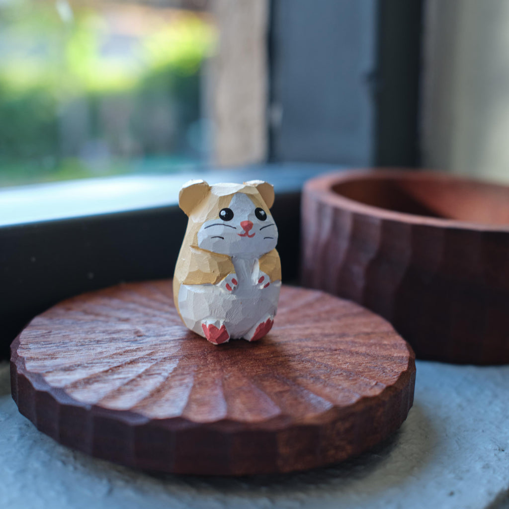 Handmade Wooden Hamster Memorial Urn: Hamster Ashes Keepsake Box by photo, pet memorial gift, pet personalised keepsake, Jewelry box
