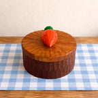 Handmade Wooden Pet Ashes Urn: Custom Carrot Keepsake Box by photo, Rabbit and Cat Memorial Gift, Pet Personalised Keepsake, Jewelry Box