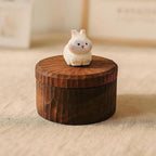 Handmade Wooden Rabbit Memorial Urn: Realistic Bunny Keepsake Box from Photo, Pet Memorial Gift, Pet Personalised Keepsake, Jewellery Box
