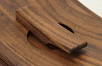 Handmade Japanese Walnut Wooden Urn for Small Pet Ashes | Minimalist Curved Lid Memorial Keepsake Gift | Dog Cat Rabbit Cremation Box