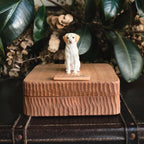 Handmade Large Wooden Dog Urn for Ashes up to 110lbs, Bespoke Dog Figurine by Photo, Laser engraving, Eco-Friendly Pet Loss Keepsake Gift