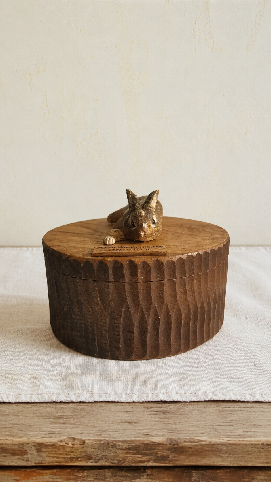 Bespoke Handmade Wooden Rabbit Memorial Ashes Urn: Realistic Bunny Figurine from photo, Pet Memorial Gift, Personalised Keepsake