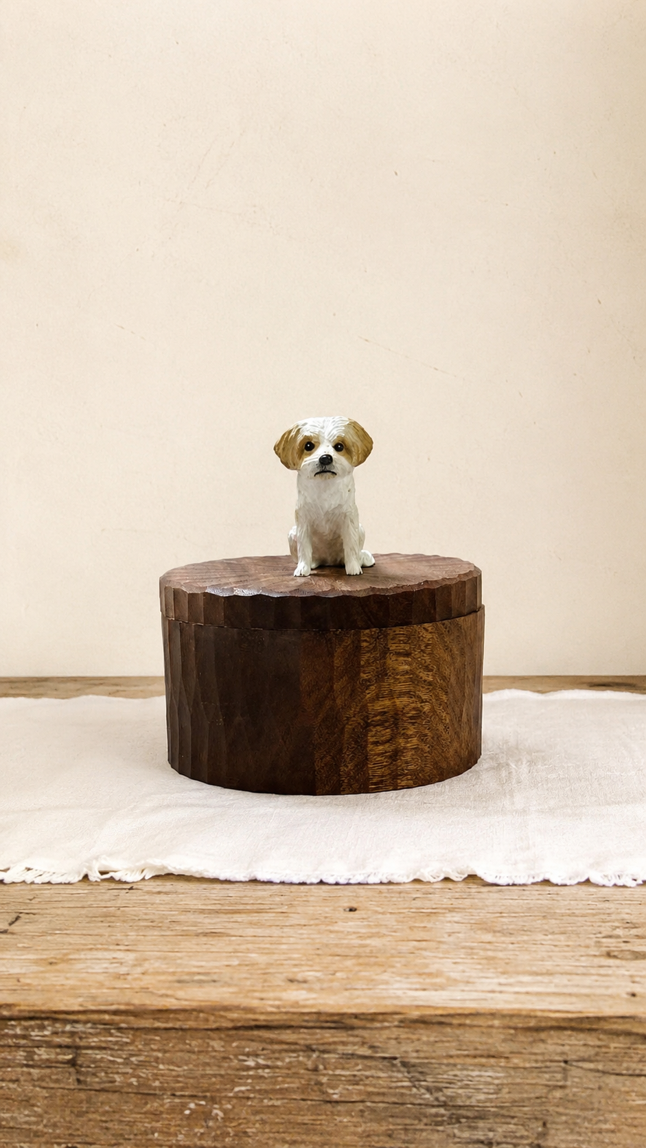 Handmade Wooden Dog Ashes Urn: Custom Corgi Figurine by photo, Natural Pet Memorial Gift, Pet Personalised Keepsake, Jewellery Box, Tea Jar