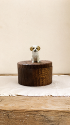 Handmade Wooden Dog Ashes Urn: Custom Corgi Figurine by photo, Natural Pet Memorial Gift, Pet Personalised Keepsake, Jewellery Box, Tea Jar