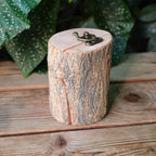 Natural Bark Wood Keepsake Box, Small Pet Urn, Eco Friendly Mini Memorial Box, Wooden Ashes Holder, Jewellery Box, Rustic Woodland Decor