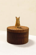 Realistic Orange Tabby Figurine Carved from photo, Handmade Wooden Cat Memorial Urn: Eco-Friendly Memorial Gift, Bespoke Cat Keepsake