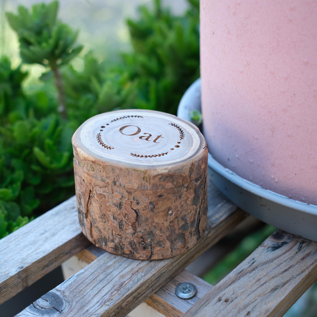 Natural Wooden Pet Memorial Keepsake Box | Tree Slice Urn for Ashes | Custom Engraved Hair Tooth Wood Trunk | Eco-Friendly Keepsake Gift