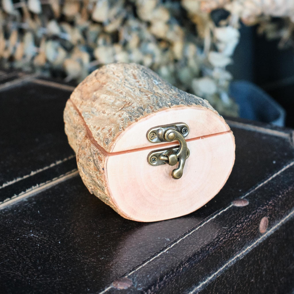 Natural Bark Wood Keepsake Box, Small Pet Urn, Eco Friendly Mini Memorial Box, Wooden Ashes Holder, Jewellery Box, Rustic Woodland Decor