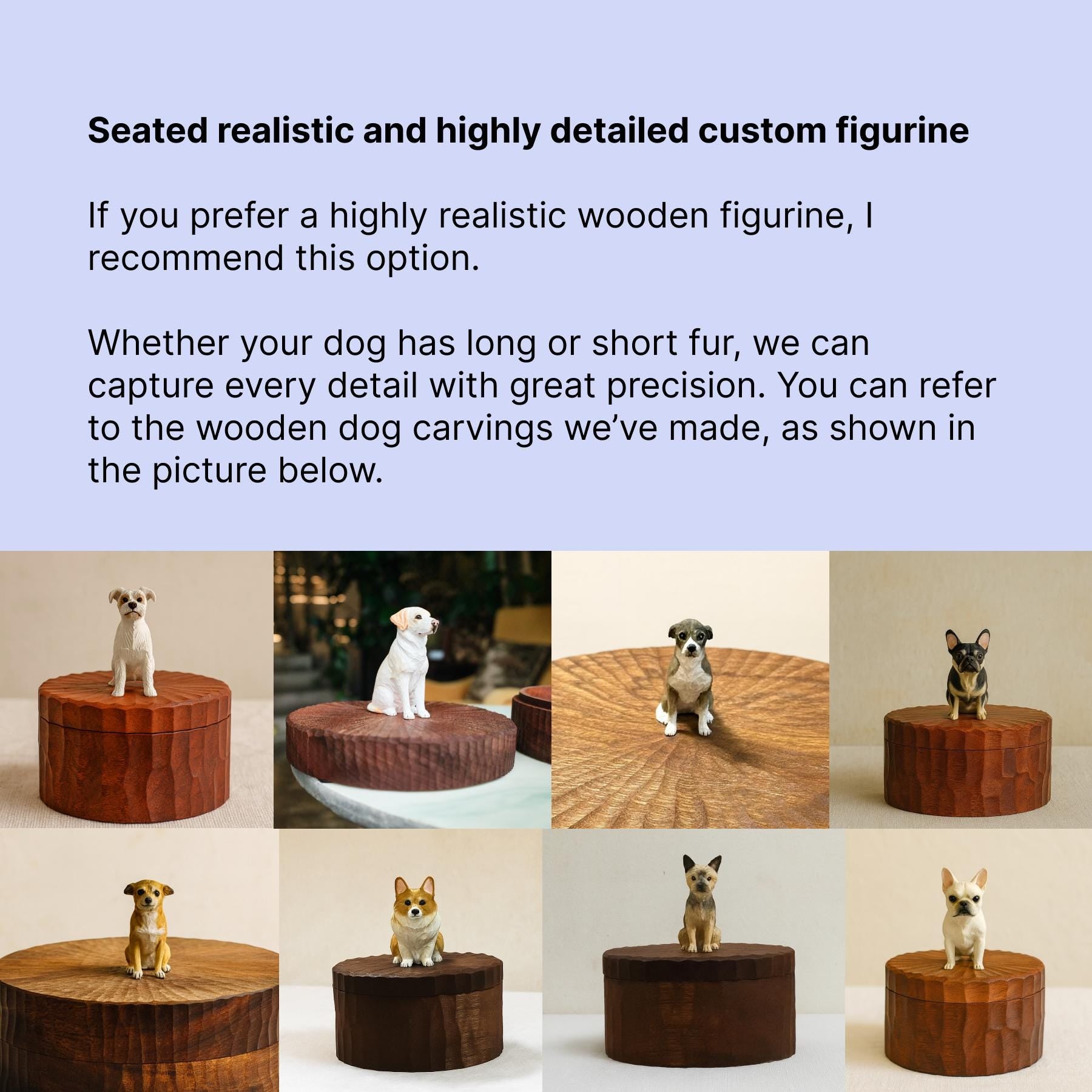 Medium and Large Handmade Natural Wooden Pet Urn | Suitable for All Dog Breeds | Handmade Memorial Ashes Box for Dogs｜Pet Loss Keepsake Gift