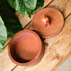 Medium and Large Handmade Natural Wooden Pet Urn | Suitable for All Dog Breeds | Handmade Memorial Ashes Box for Dogs｜Pet Loss Keepsake Gift