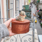Handmade Wooden Cat Memorial Urn, Grey Tabby Cat Figurine Keepsake by Photo, Bespoke Pet Memorial Gift, Cat Keepsake, Jewellery Box