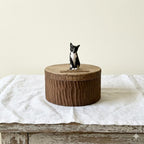 Realistic Orange Tabby Figurine Carved from photo, Handmade Wooden Cat Memorial Urn: Eco-Friendly Memorial Gift, Bespoke Cat Keepsake