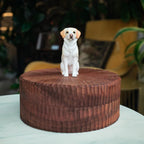 Handmade Extra Large Wooden Dog Urn for Ashes up to 110lbs, Natural Custom Carved Box with Personalised Dog Figurine, Pet Loss Keepsake Gift
