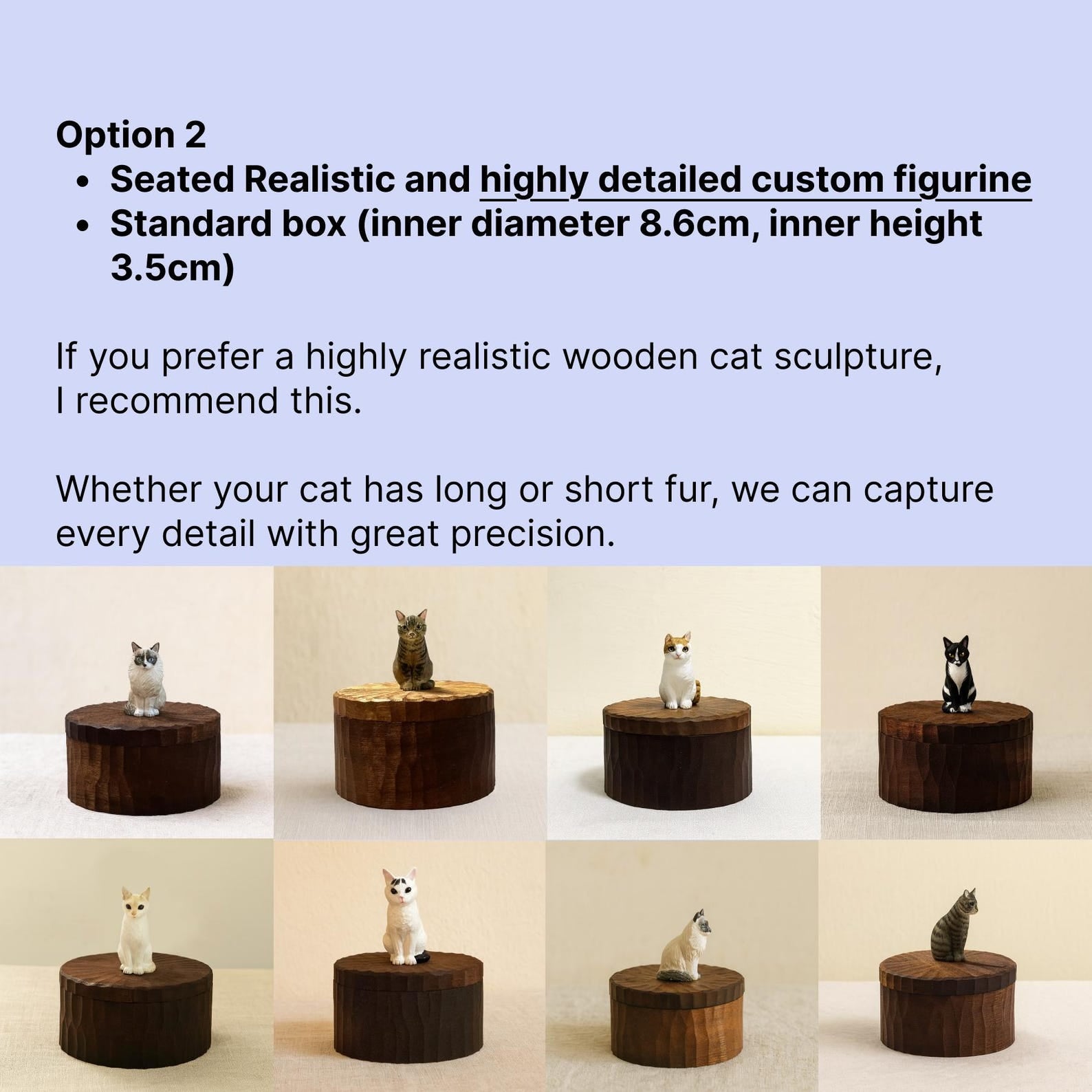 Custom Hand Carved Lounging Cat Figurine from Photos, Large Handmade Wooden Cat Urn, Engraved Pet Ashes Box, Personalised Cat Ashes Keepsake
