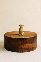 Handmade Wooden Dog Urn｜Small and Large urn | Natural Custom Carved Box with Personalised Dog Figurine From Photo | Pet Keepsake Gift