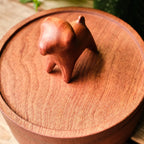 Medium and Large Handmade Natural Wooden Pet Urn | Suitable for All Dog Breeds | Handmade Memorial Ashes Box for Dogs｜Pet Loss Keepsake Gift