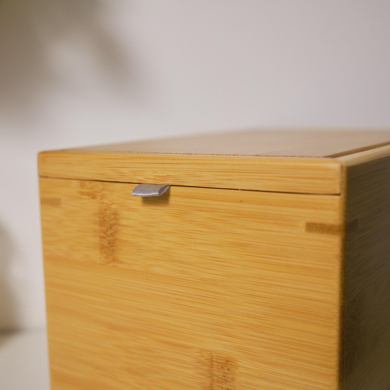 Handmade Dog Bamboo Wooden Urn Box, with Pe Polymer Clay Sculpture from Photo, Personalised Eco Friendly Pet Memorial Keepsake Gift