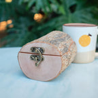 Natural Bark Wood Keepsake Box, Small Pet Urn, Eco Friendly Mini Memorial Box, Wooden Ashes Holder, Jewellery Box, Rustic Woodland Decor