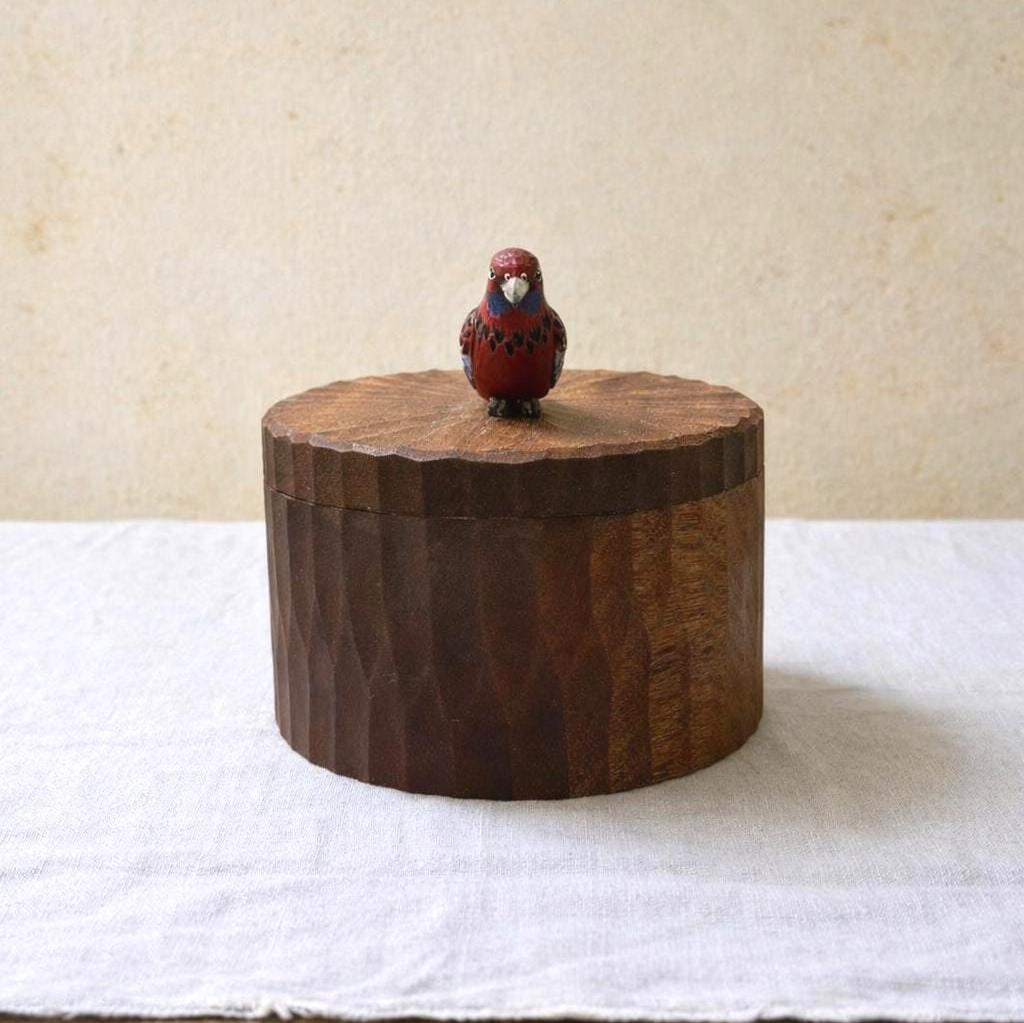 Handmade Wooden Bird Memorial Urn: Custom Parrot Figurine from Photo, Pet Memorial Gift, Laser Engraving, Eco-Friendly Gift