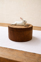 Handmade Wooden Rabbit Memorial Urn: Realistic Bunny Keepsake Box from Photo, Pet Memorial Gift, Pet Personalised Keepsake, Jewellery Box