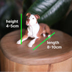 Custom Handmade Wooden Dog Urn for Ashes, Natural Solid Wood Pet Memorial Urn with Custom Pet Figurine from Photo, Eco Friendly