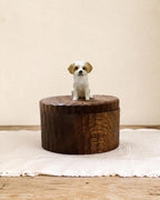 Custom Lying Dog Memorial Urn, Realistic Hand Carved Wooden Dog from Photo, Personalised Pet Ashes Box, Pet Loss Gift, Small and Large Sizes