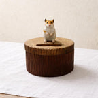 Handmade Wooden Hamster Memorial Urn: Realistic Custom Hamster Figurine from Photo, Eco-Friendly Pet Memorial Gift, Laser Engraving Name