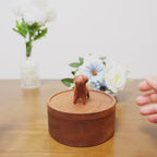 Medium and Large Handmade Natural Wooden Pet Urn | Suitable for All Dog Breeds | Handmade Memorial Ashes Box for Dogs｜Pet Loss Keepsake Gift